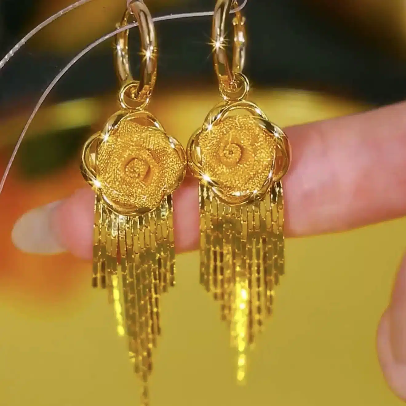 Eternal Rose Glow ear rings - Image 4